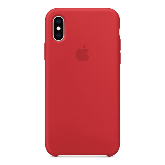 Case de Silicona Apple Para iPhone XS - Rojo