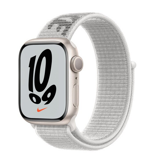 Correa Loop Nike Sport para el Apple Watch 41 mm Talla única - Blanco Polar