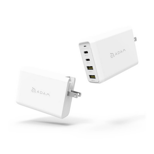 Cargador de Pared ADAM ELEMENTS PRO SUPER F6 de 100W - Blanco