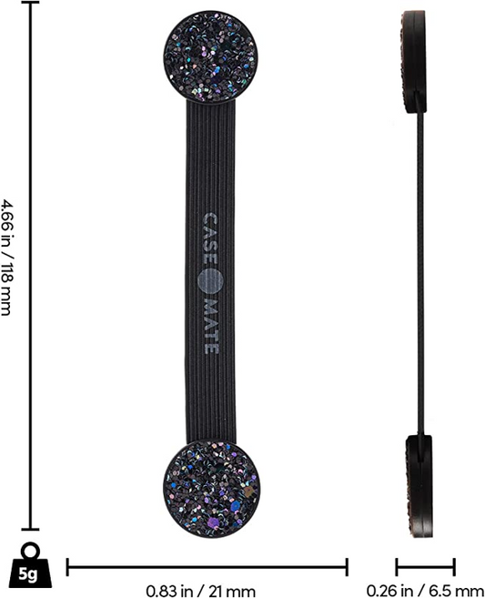 Correa CASE MATE Para iPhone - Negro Brillante