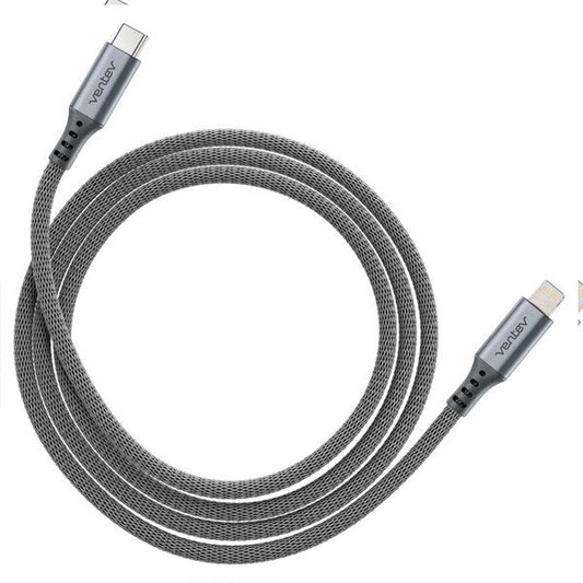 Cable VENTEV CHARGESYNC de USB-C a Lightning - 3.3FT - Acero