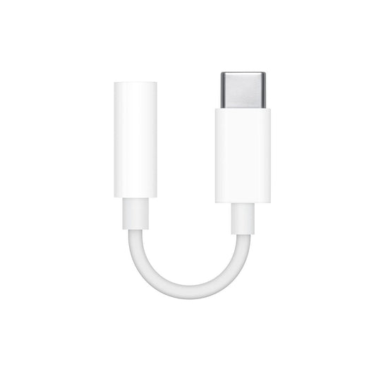 Adaptador de USB-C a toma para auriculares de 3,5 mm - Blanco