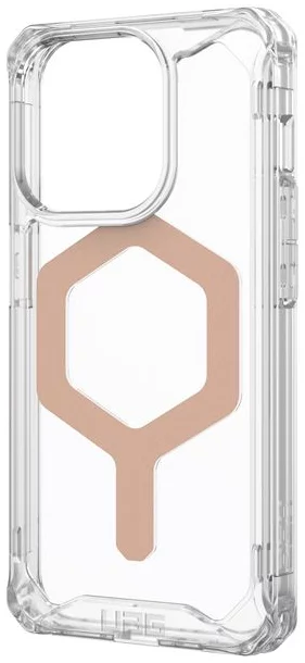 FUNDA MAGSAFE IPHONE 15 PROMAX TRAN/ORO