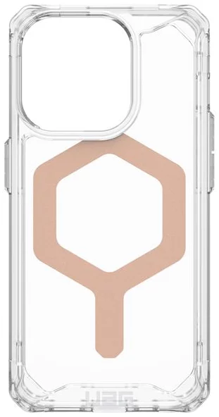 FUNDA MAGSAFE IPHONE 15 PROMAX TRAN/ORO