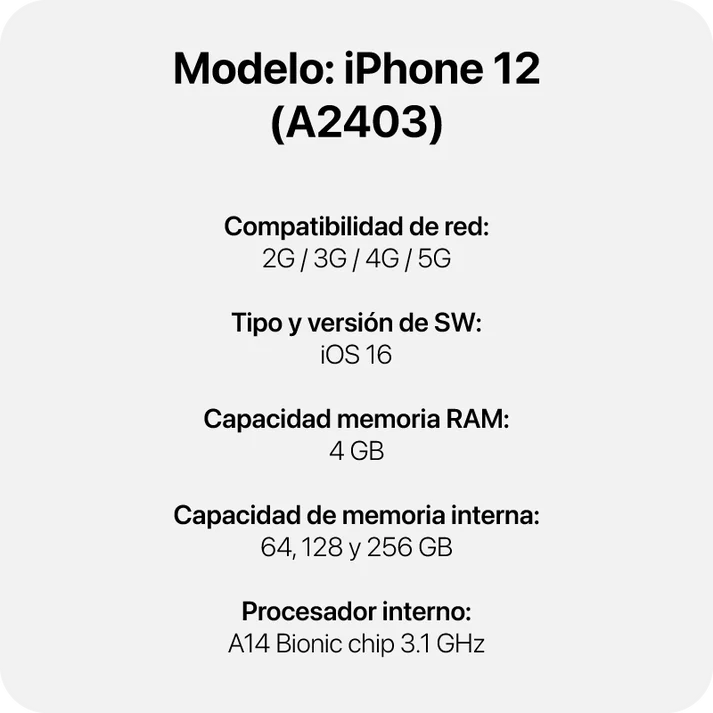 iPhone 12 128 GB - Verde