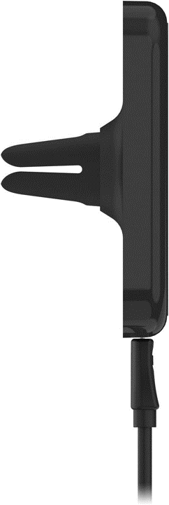 Cargador para iPhone inalámbrico para auto Negro