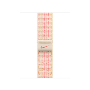 Correa loop deportiva Nike blanco estelar/rosa para caja de 41 mm