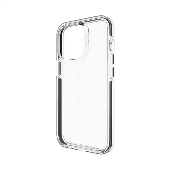 Case Gear4 Santa Cruz para iPhone 13 Pro – Transparente con Borde Negro
