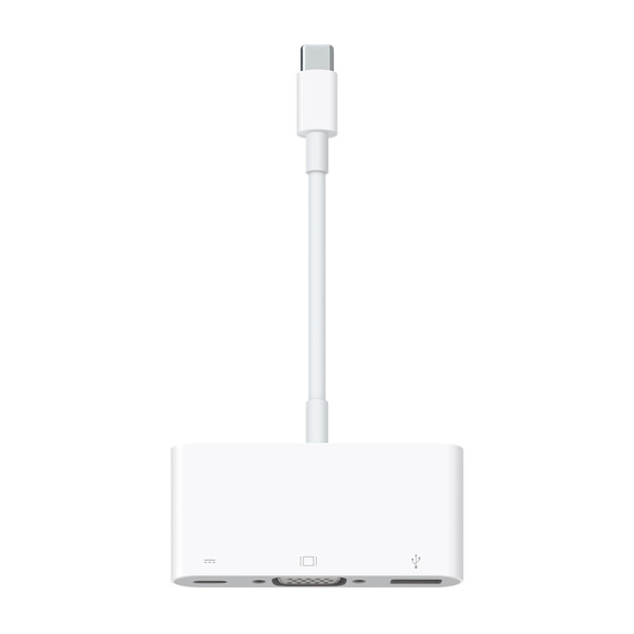 Adaptador multipuerto de USB-C a VGA- Blanco
