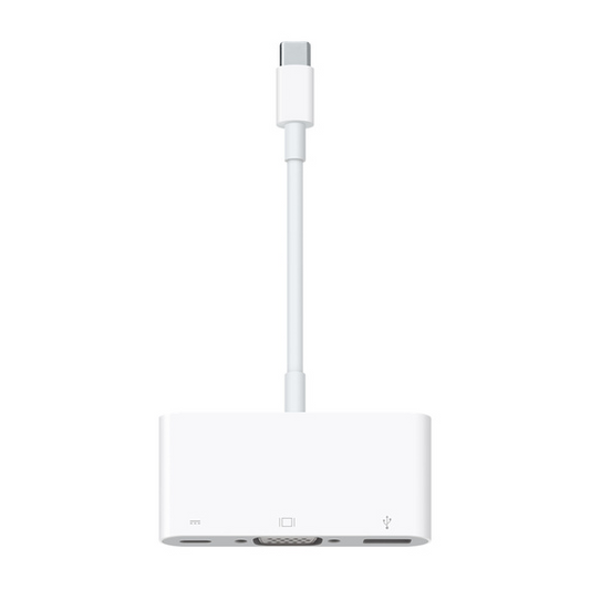 Adaptador multipuerto de USB-C a VGA- Blanco
