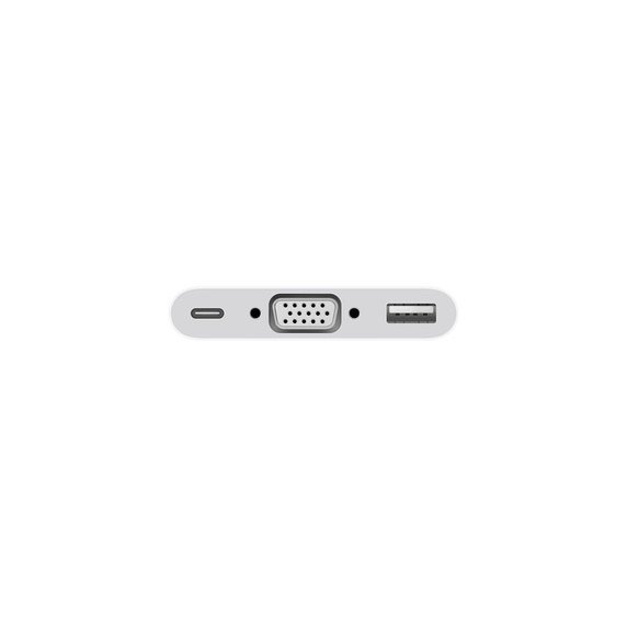 Adaptador multipuerto de USB-C a VGA- Blanco