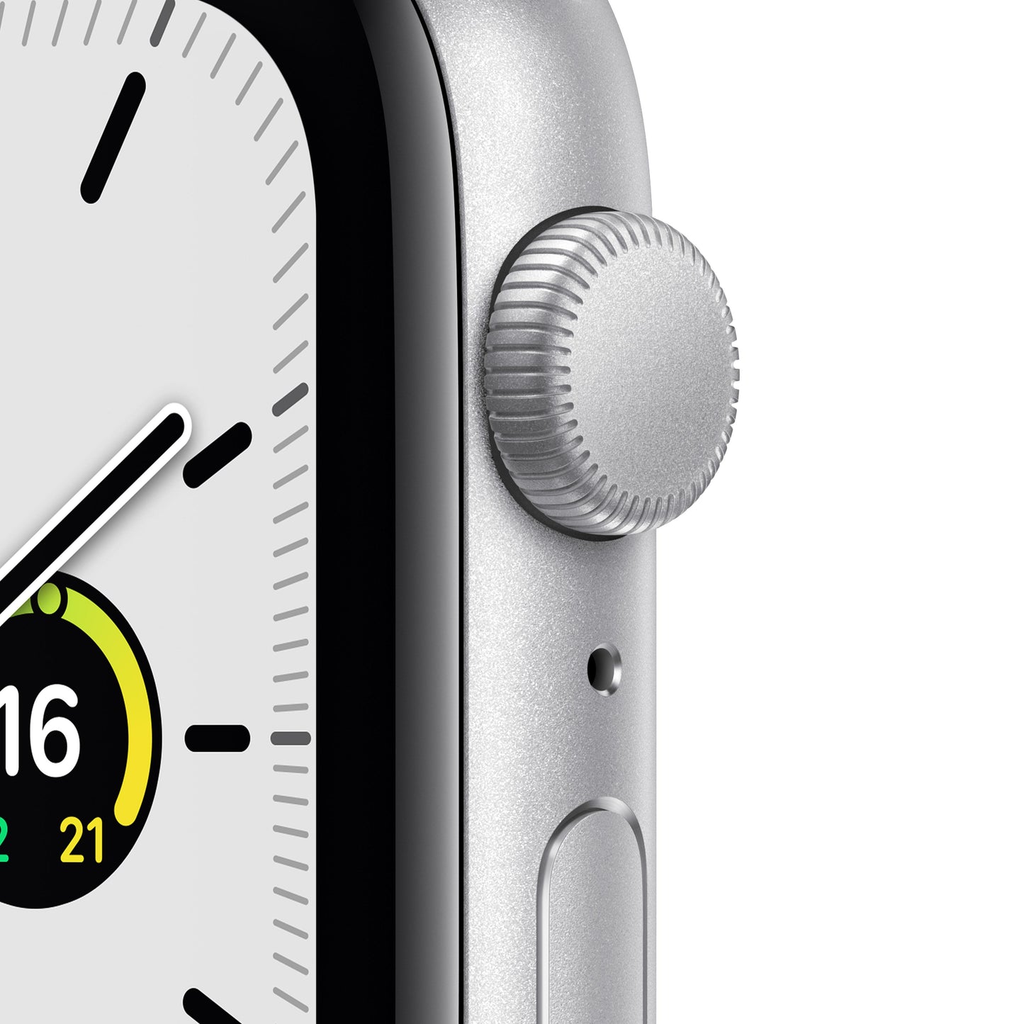 Apple Watch SE (GPS) - Caja de aluminio en plata de 44 mm - Correa deportiva en color abismo - Talla única