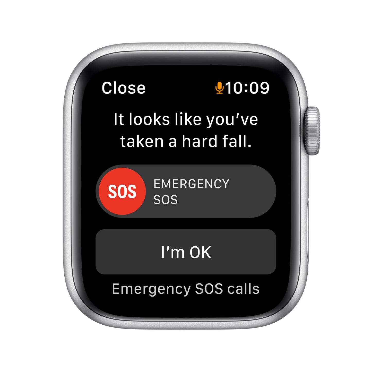 Apple Watch SE (GPS) - Caja de aluminio en plata de 44 mm - Correa deportiva en color abismo - Talla única