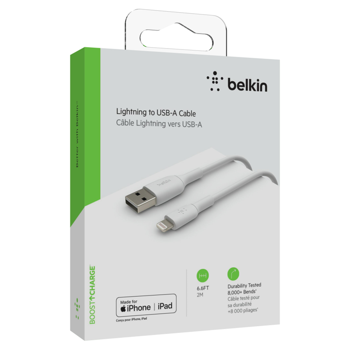 BELKIN BOOST CHARGE LIGHTNING CABLE USB-