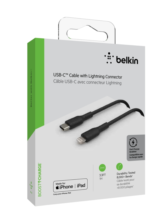 Cable Lightning Belkin USB-C Mixit 1 mt - Blanco