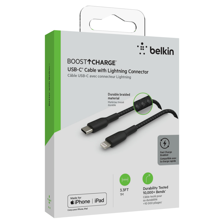 BELKIN CABLE BOOST CHARGE USB-C TO LIGHT