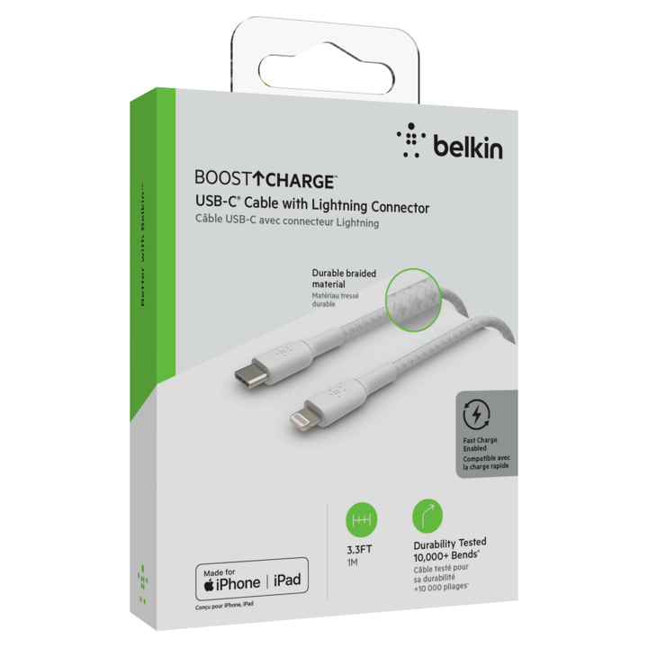 BELKIN CABLE BOOST CHARGE USB-C TO LIGHT
