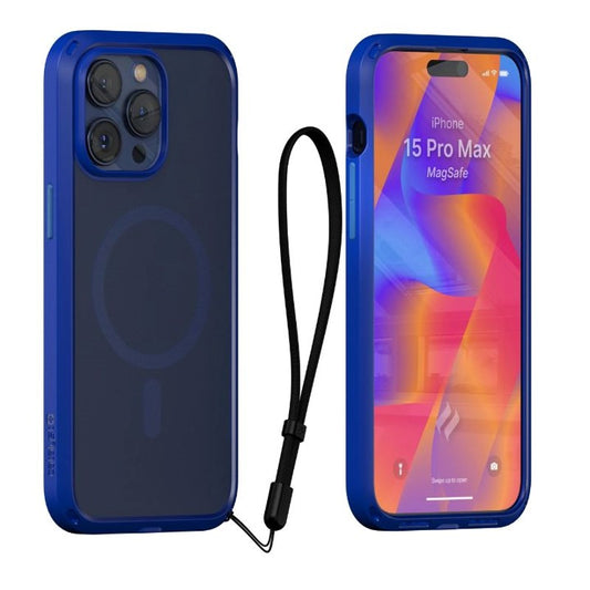 Case CATALYST INFLUENCE con MagSafe para iPhone 15 Pro Max  - Azul oceano