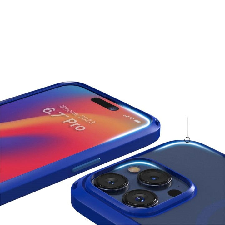 Case CATALYST INFLUENCE con MagSafe para iPhone 15 Pro Max  - Azul oceano