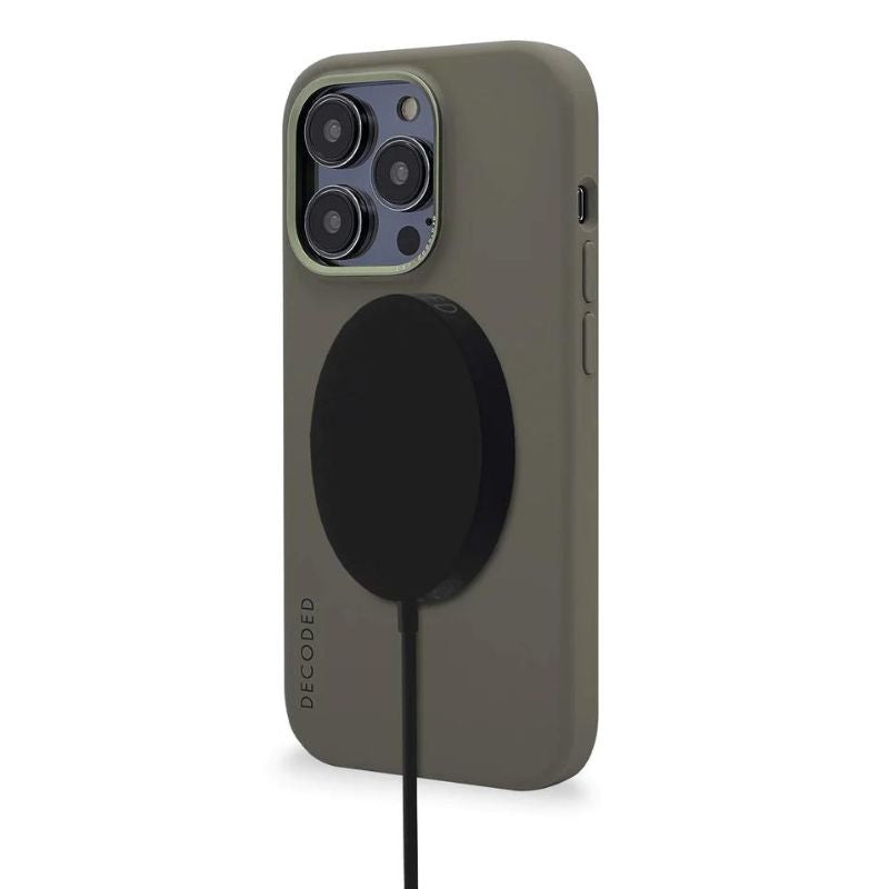 Case de Silicona MagSafe Antimicrobial Para iPhone