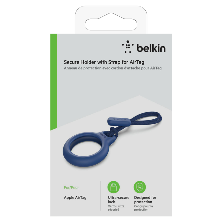 Llavero Belkin Correa De Seguridad Para AirTag - Negro