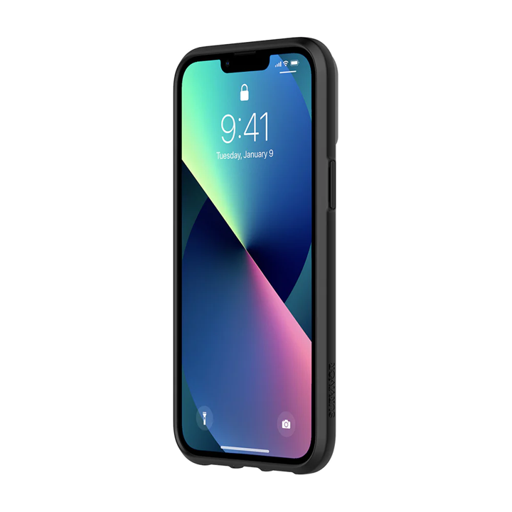 Case GRIFFIN SURVIVOR CLEAR Para iPhone 13 - Negro