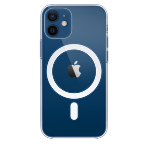 Case transparente con MagSafe para el iPhone 12 mini Azul piscina/verde gema