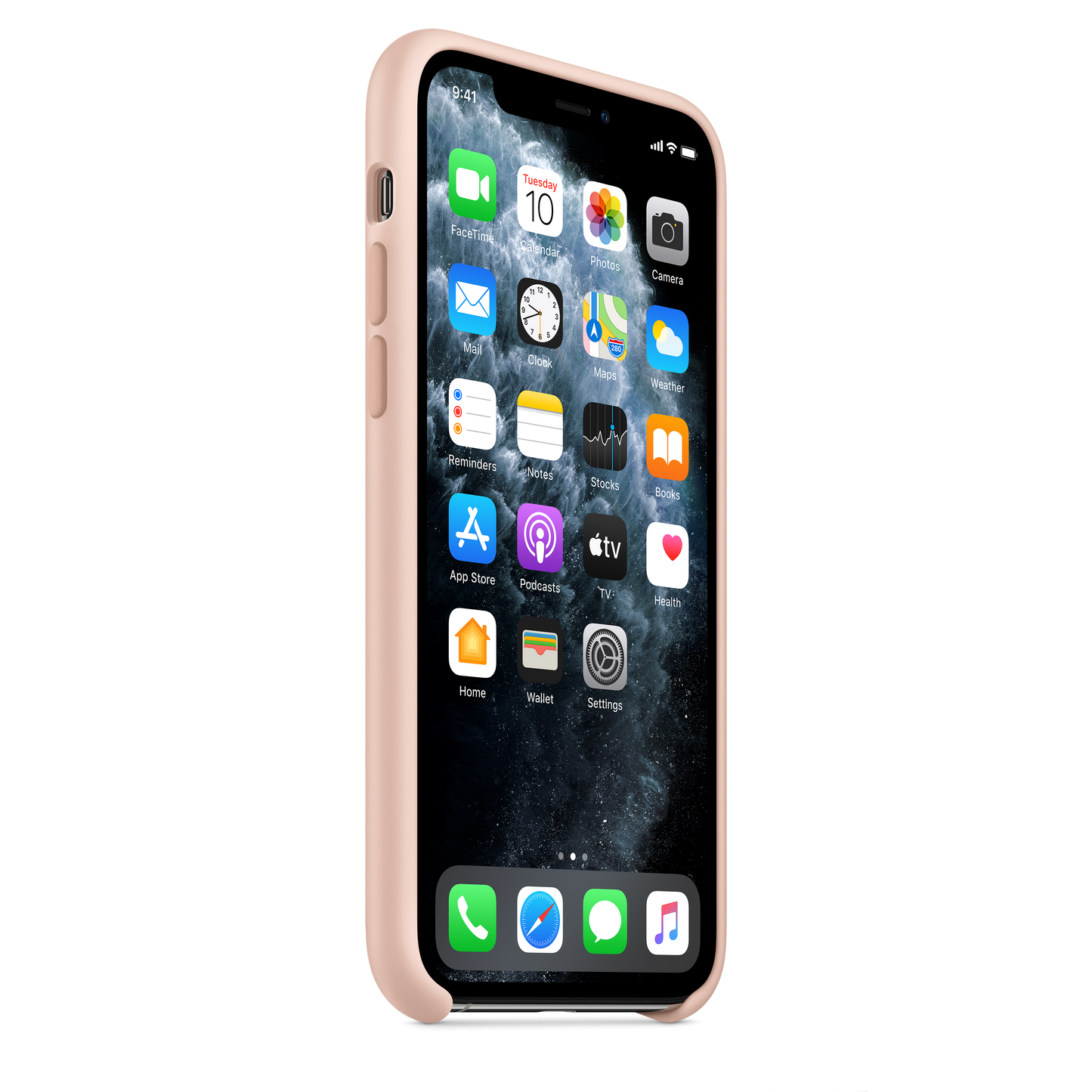 Case de silicona Para iPhone 11 Pro Rosa arena
