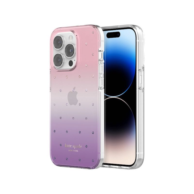 Case KATE SPADE NY Protective para iPhone 14 Pro Max - Violet/pink