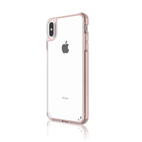 Funda Patchworks para iPhone Xs Rosa
