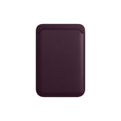 Cartera de piel con MagSafe para el iPhone -Cereza oscuro
