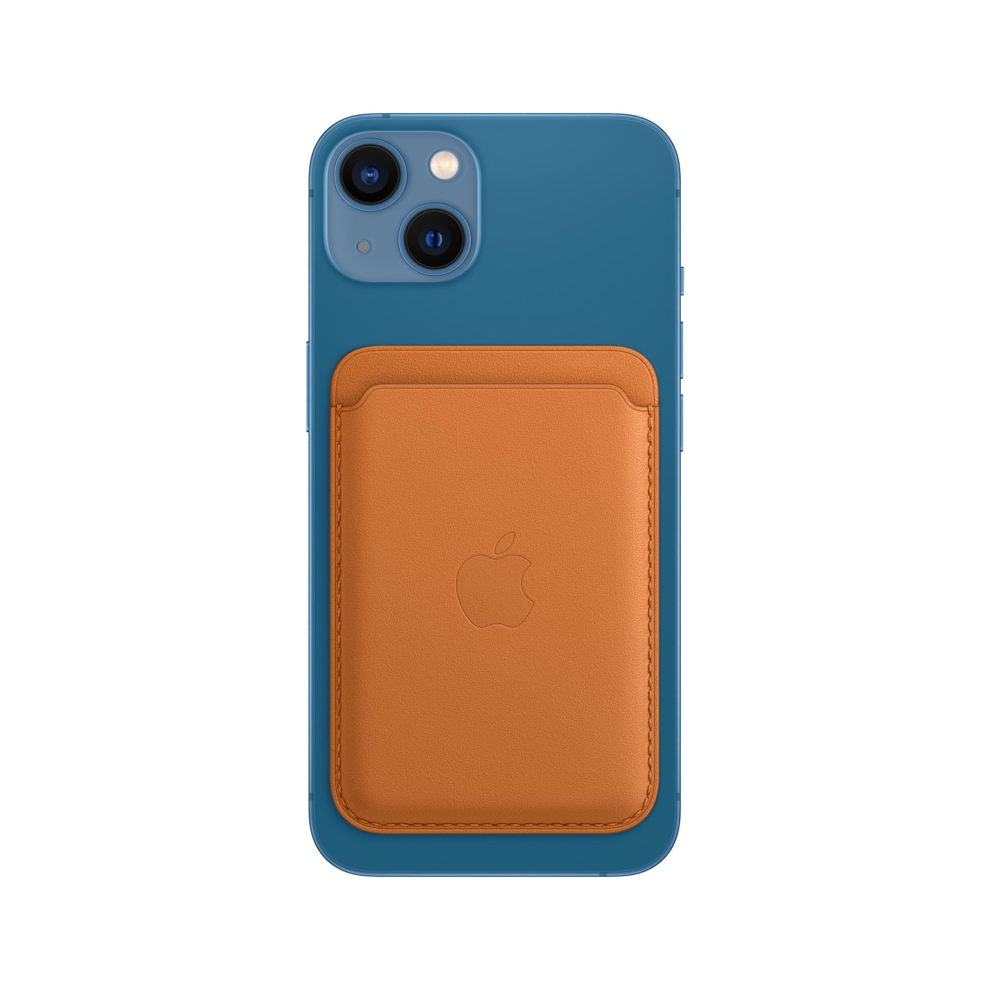 Cartera de piel con MagSafe para el iPhone - Ocre