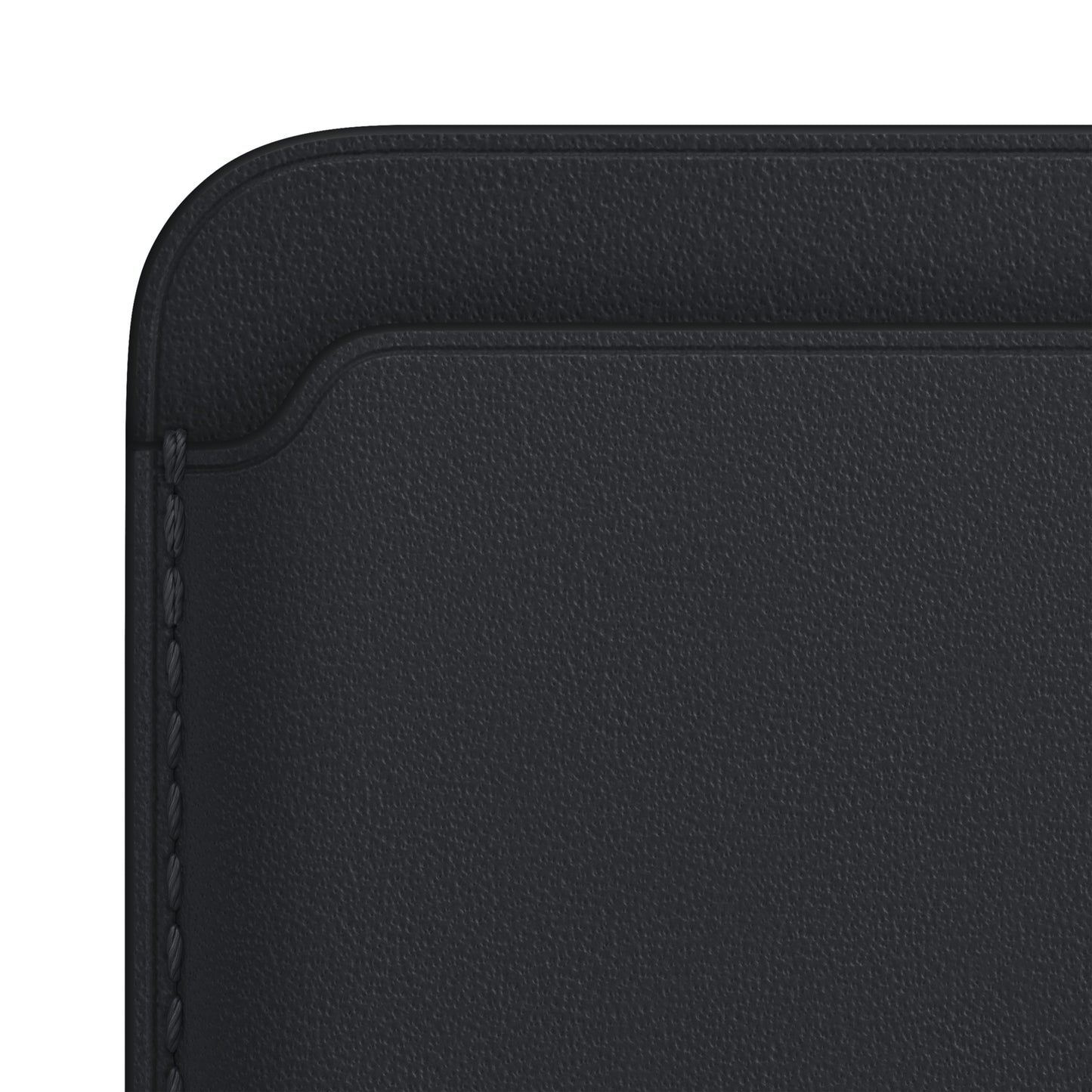 Cartera de piel con MagSafe para el iPhone - Medianoche