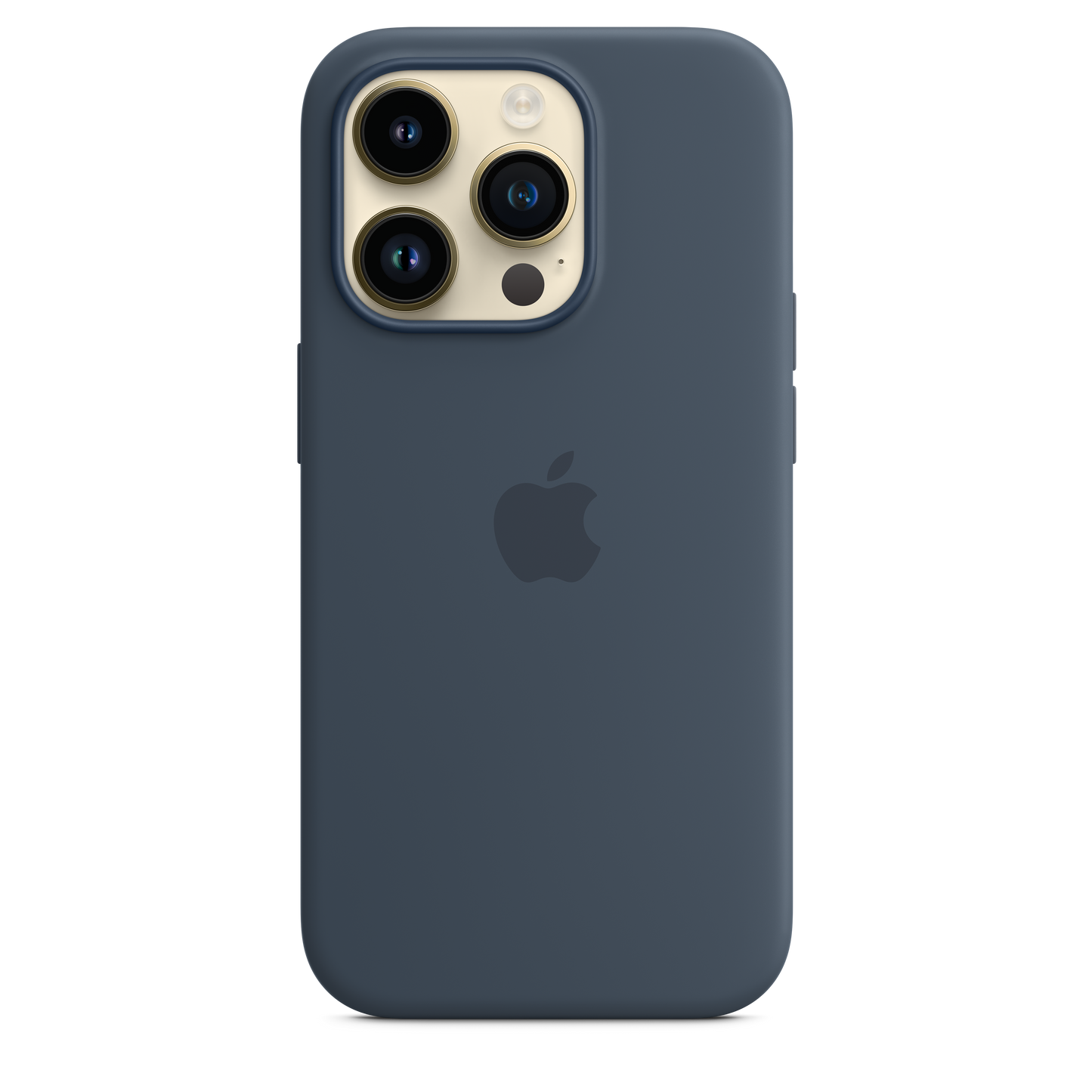 Funda de silicona con MagSafe para el iPhone 14 Pro - Azul tempestad
