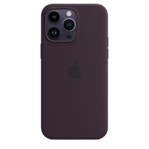 Funda de silicona con MagSafe para el iPhone 14 Pro Max - Baya de saúco