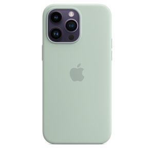 Funda de silicona con MagSafe para el iPhone 14 Pro Max - Suculenta