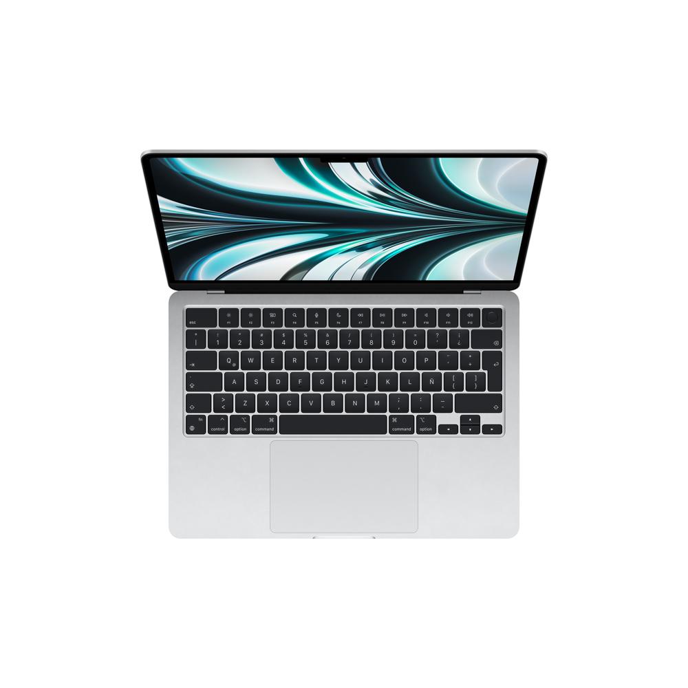 MacBook Air de 13 pulgadas: Chip M2 de Apple con CPU de ocho núcleos y GPU de diez núcleos, 512 GB SSD - Plata