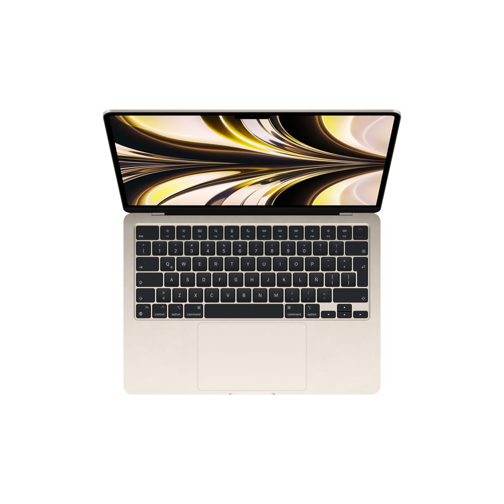 MacBook Air de 13 pulgadas: Chip M2 de Apple con CPU de ocho núcleos y GPU de diez núcleos, 512 GB SSD - Blanco estrella