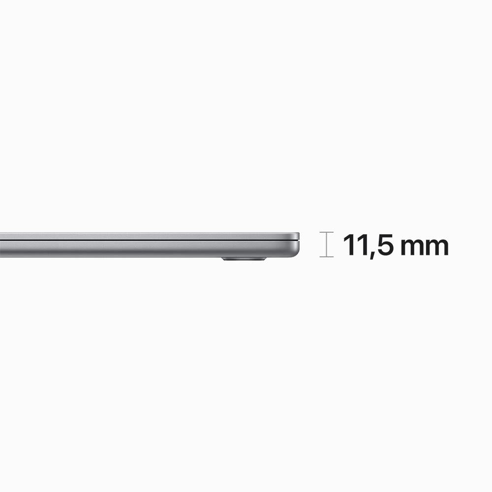 MacBook Air de 15 pulgadas: Chip M2 de Apple con CPU de ocho núcleos y GPU de diez núcleos, 512 GB SSD - Gris espacial