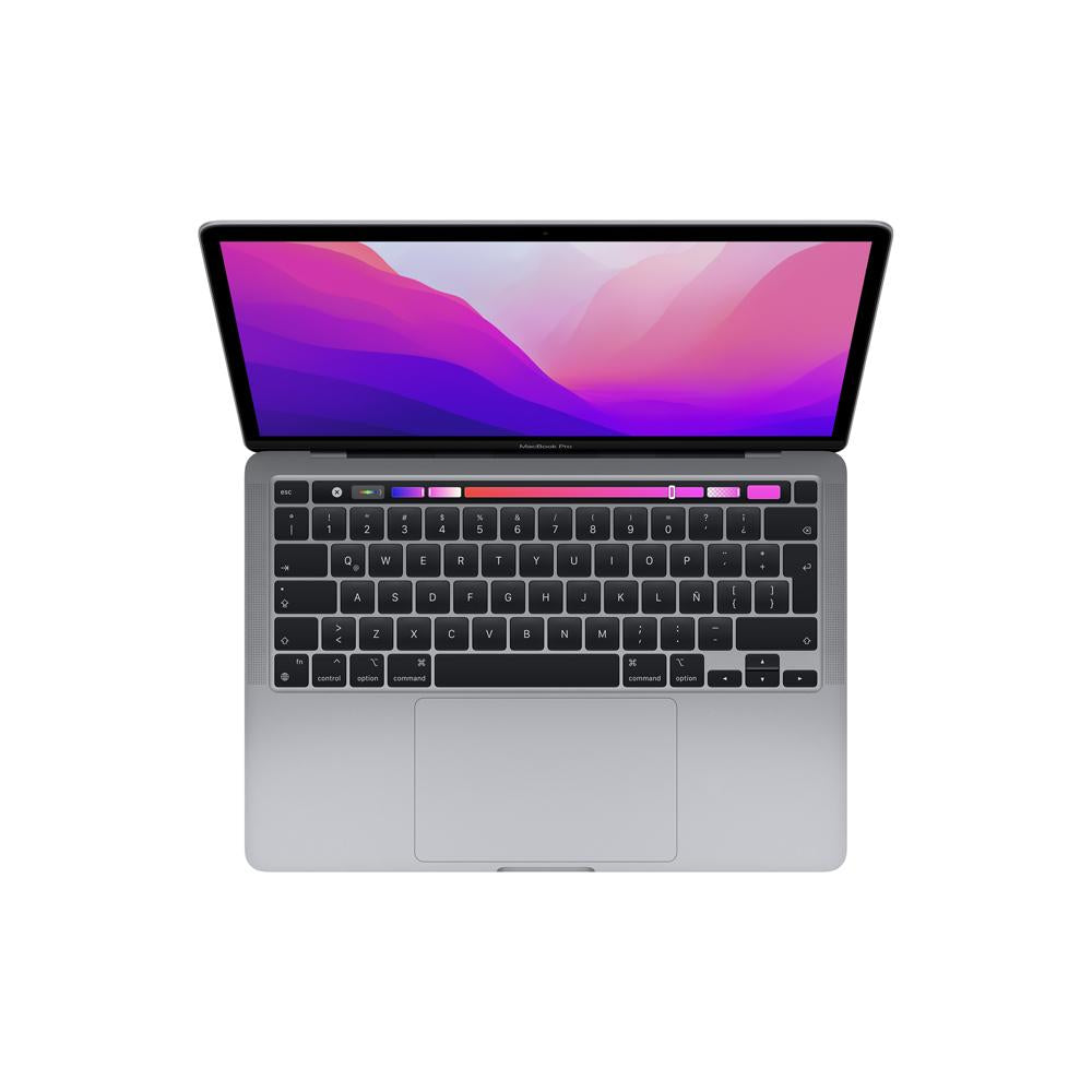 MacBook Pro de 13 pulgadas: Chip M2 de Apple con CPU de ocho núcleos y GPU de diez núcleos, 256 GB SSD - Gris espacial
