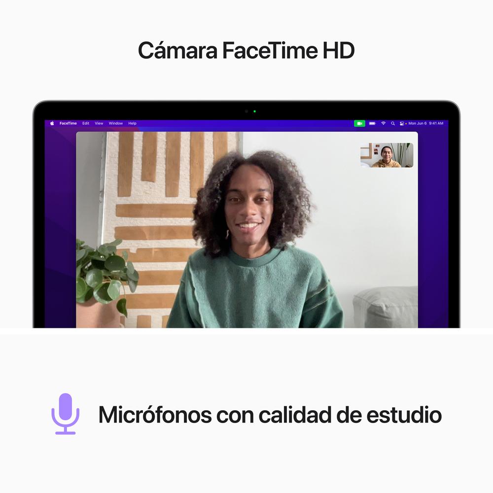 MacBook Pro de 13 pulgadas: Chip M2 de Apple con CPU de ocho núcleos y GPU de diez núcleos, 256 GB SSD - Gris espacial