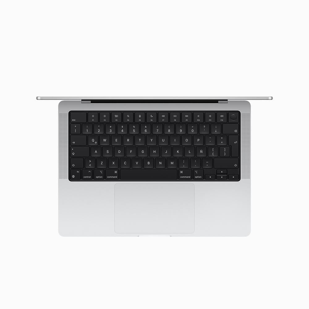 MacBook Pro de 14 pulgadas: Chip M3 Pro de Apple con CPU de 11 núcleos y GPU de 14 núcleos, 512 GB SSD - Plata