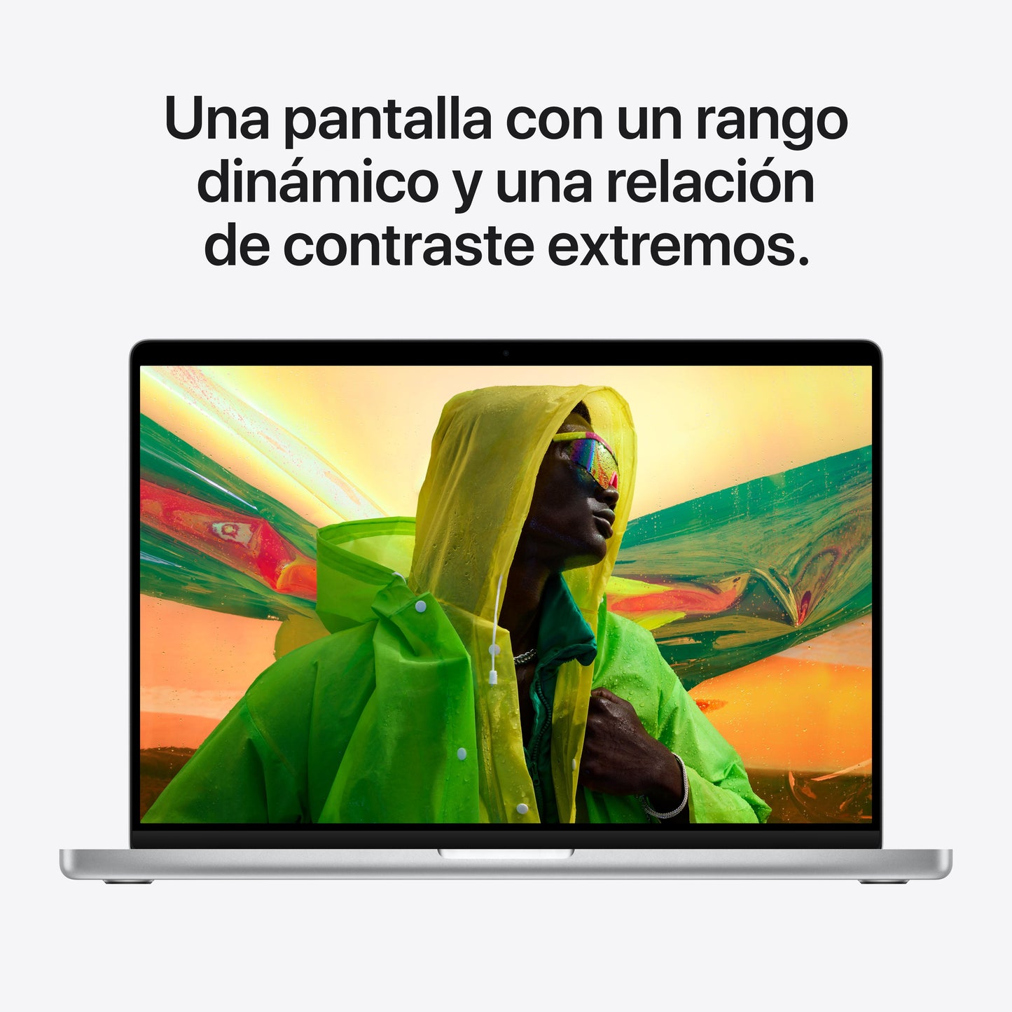 MacBook Pro de 16 pulgadas: Chip M1 Pro de Apple con CPU de diez núcleos y GPU de dieciséis núcleos, 512 GB SSD - Plata