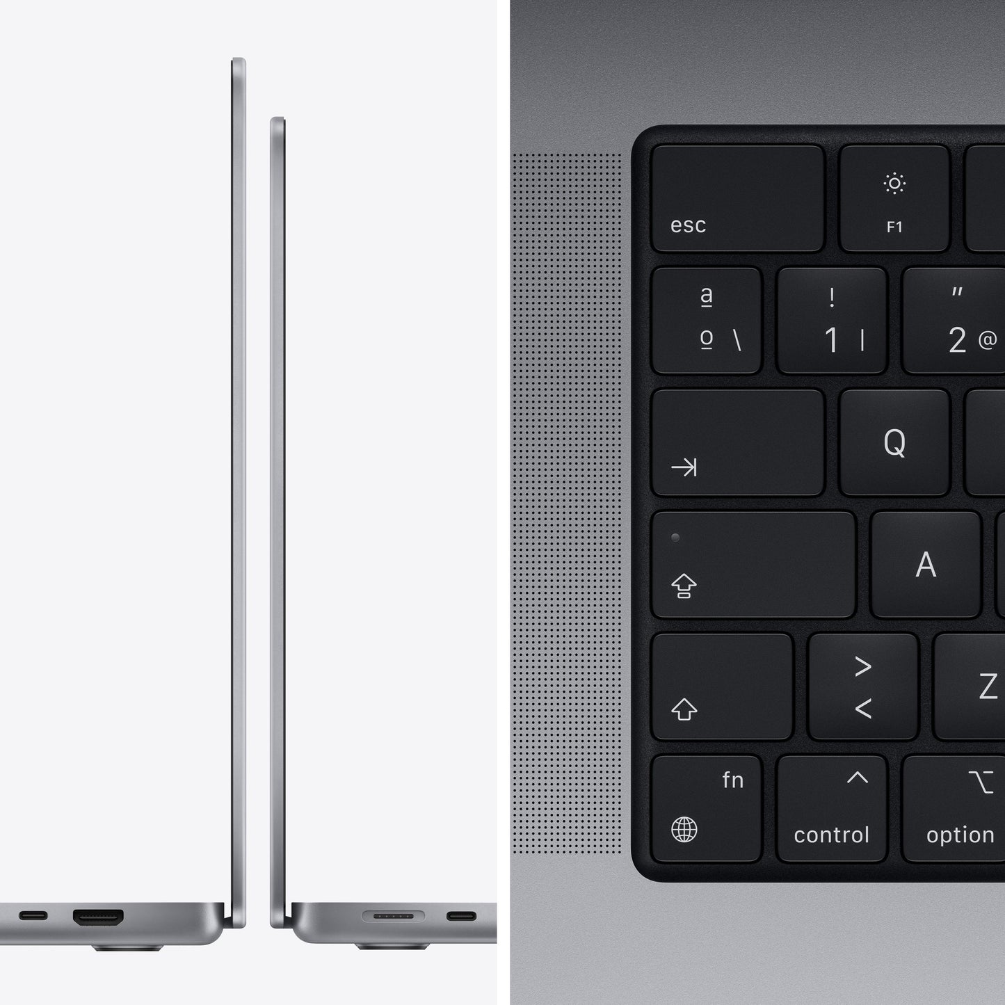 MacBook Pro de 16 pulgadas: Chip M1 Max de Apple con CPU de diez núcleos y GPU de treinta y dos núcleos, 1 TB SSD - Gris espacial