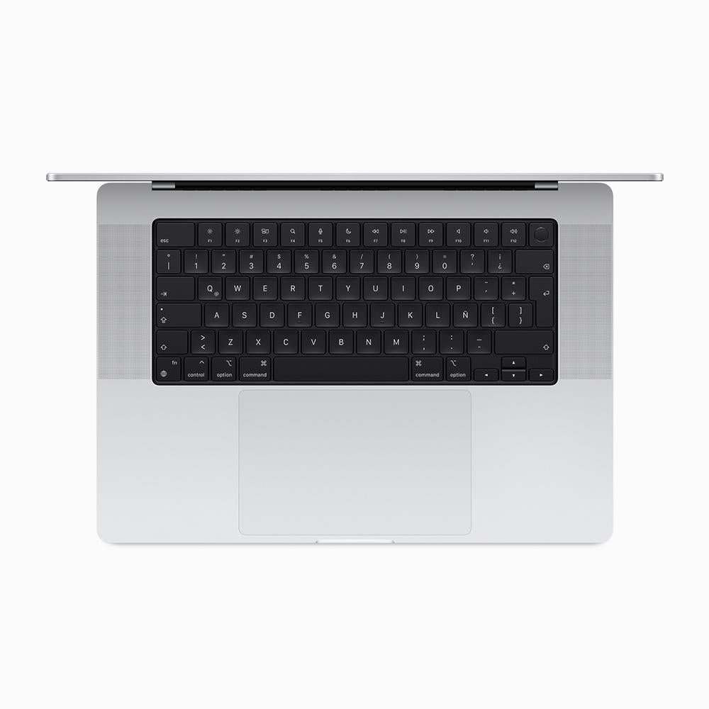MacBook Pro de 16 pulgadas: Chip M3 Pro de Apple con CPU de 12 núcleos y GPU de 18 núcleos, 512 GB SSD - Plata