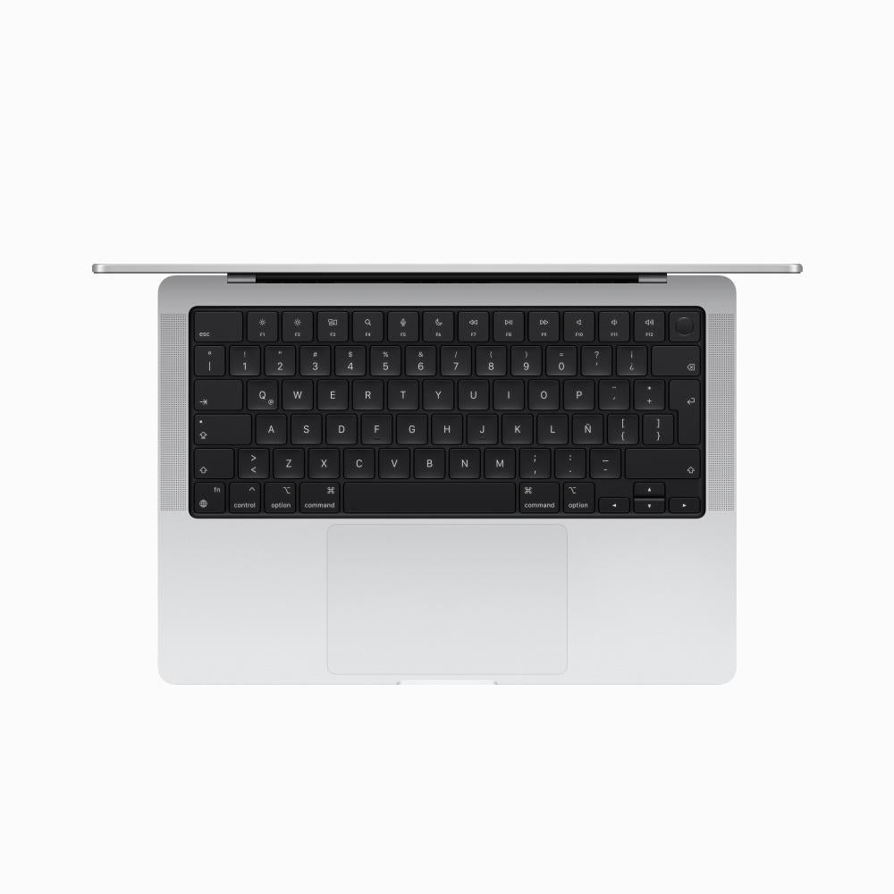 MacBook Pro de 14 pulgadas Chip M3 de Apple con CPU de 8 núcleos y GPU de 10 núcleos 8GB Plata 1 TB