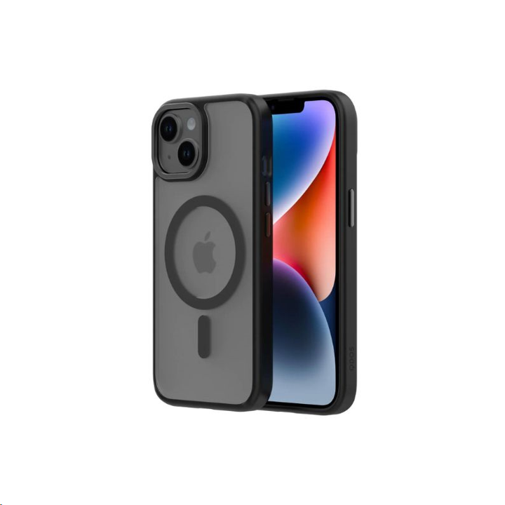 CASE QDOS HYBRID MG IPH 15 CLR BLK