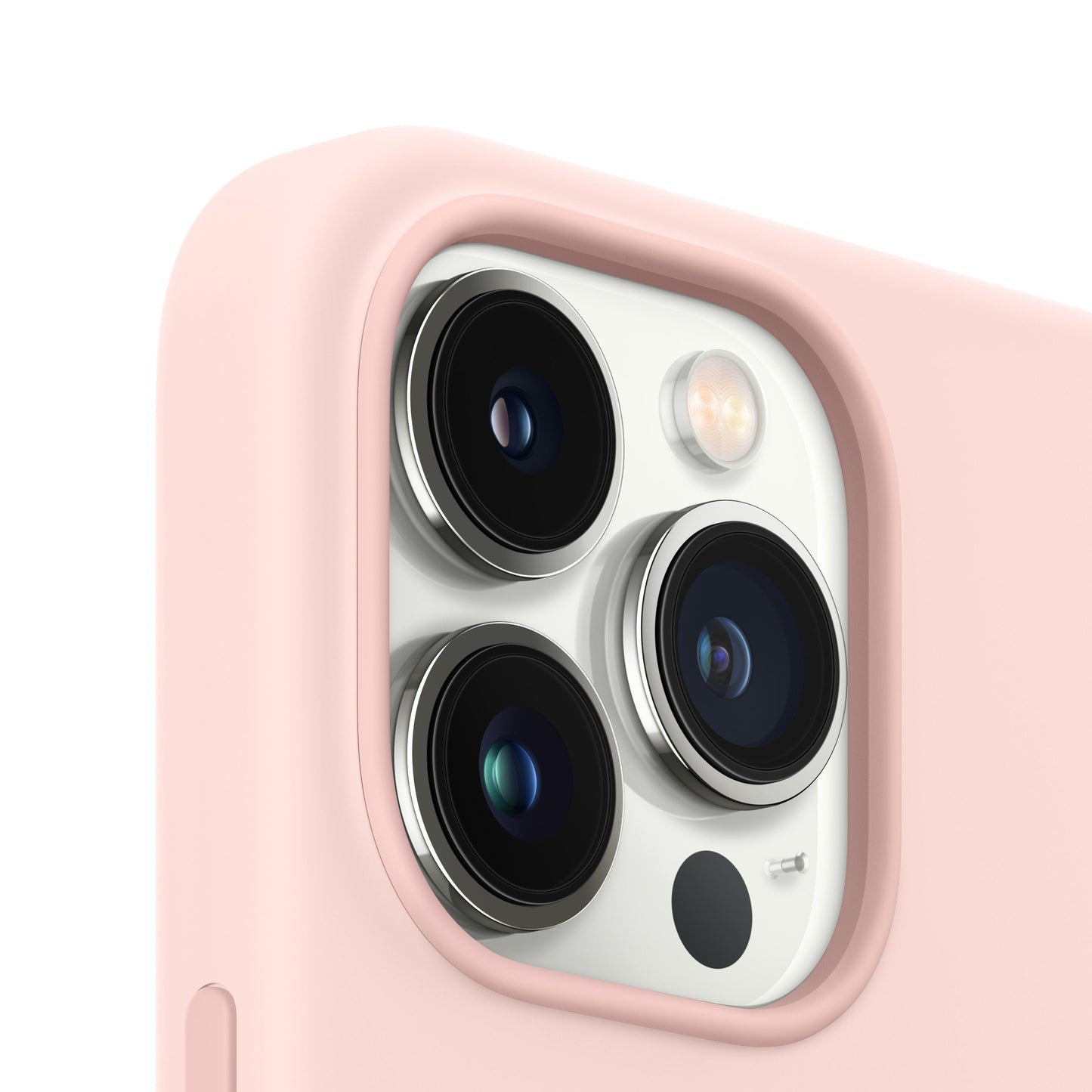 Estuche de silicona con MagSafe para el iPhone 13 Pro Max - Rosa caliza