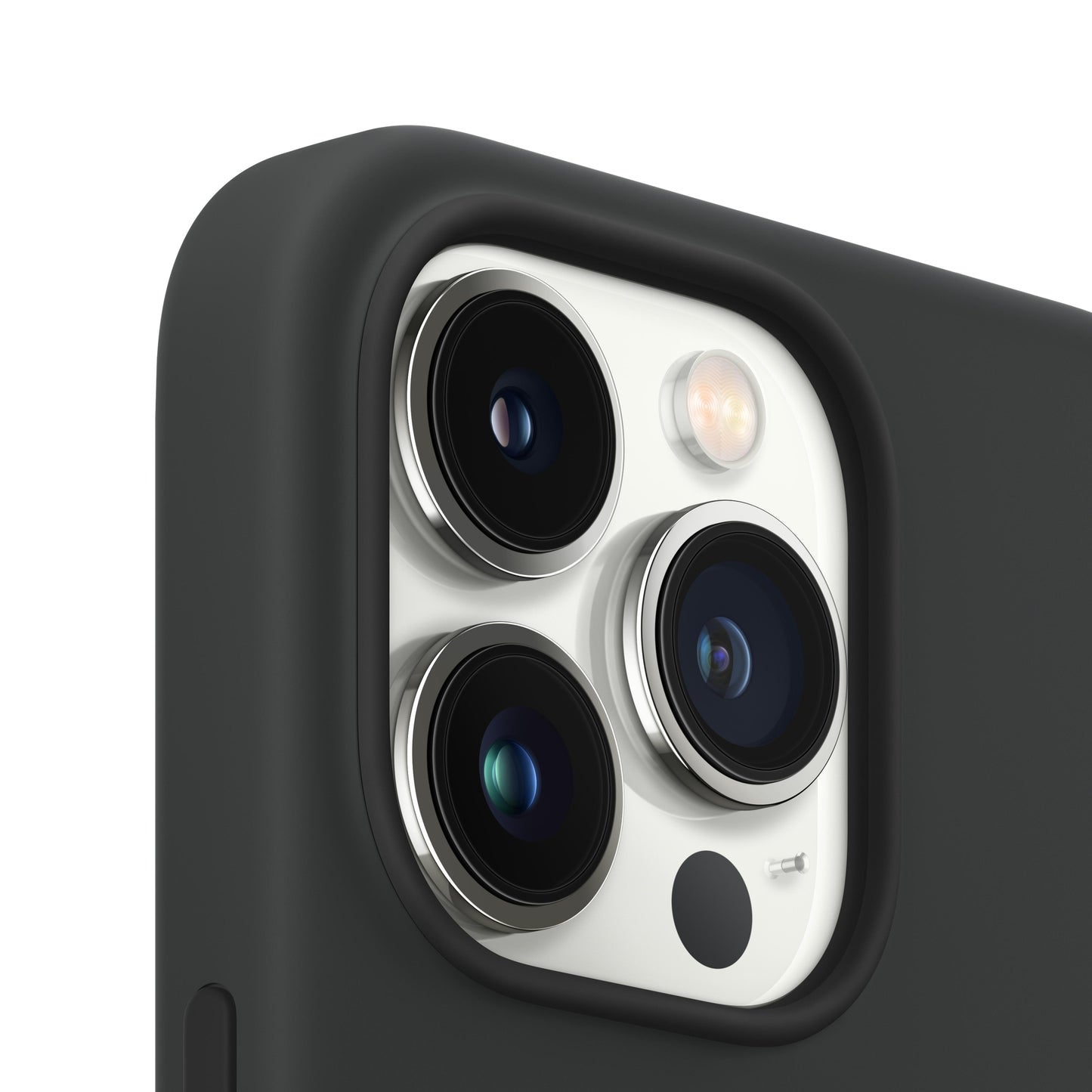 Estuche de silicona con MagSafe para el iPhone 13 Pro - Medianoche