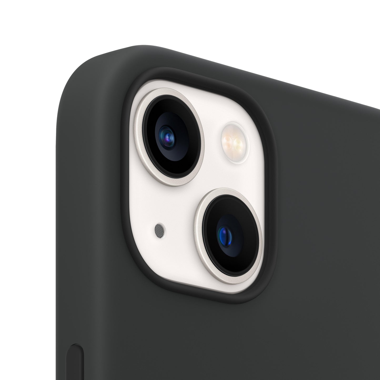 Estuche de silicona con MagSafe para el iPhone 13 mini - Medianoche